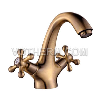 Каталог продукти 9 Смесител стоящ за умивалник Retro Lux Бронз