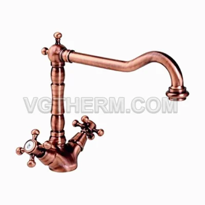 Каталог продукти 4 Смесител RETRO LUX БРОНЗ стоящ за кухня - Г-чучур