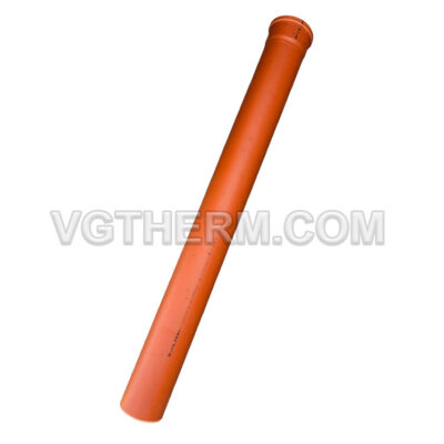 PVC тръба SN2 оранжева – муфирана