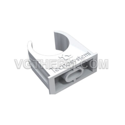 Каталог продукти 5 Скоба за кондензна тръба - Бяла - ф21