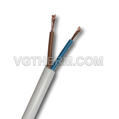 VG THERM - Алуминиеви радиатори, Панелни радиатори, Климатици, Конвектори, Камини, Котли 13 Кабел ШВПС 2х 1.50 бял